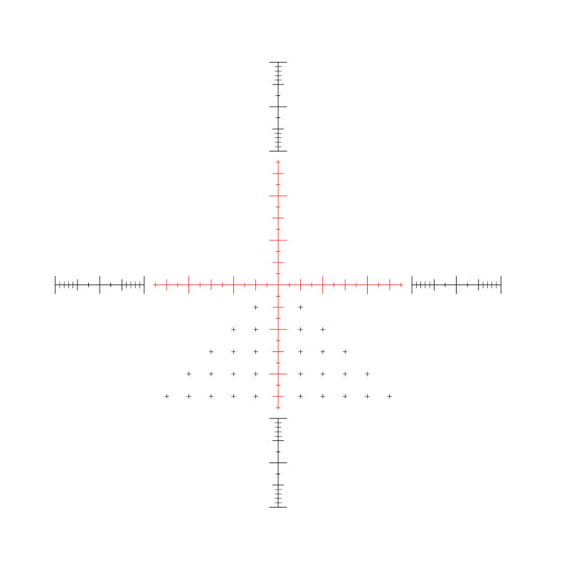 Hawke Sidewinder 30 8-32x56 SFP Riflescope (20x Half Mil or SR Pro Gen II Reticle)