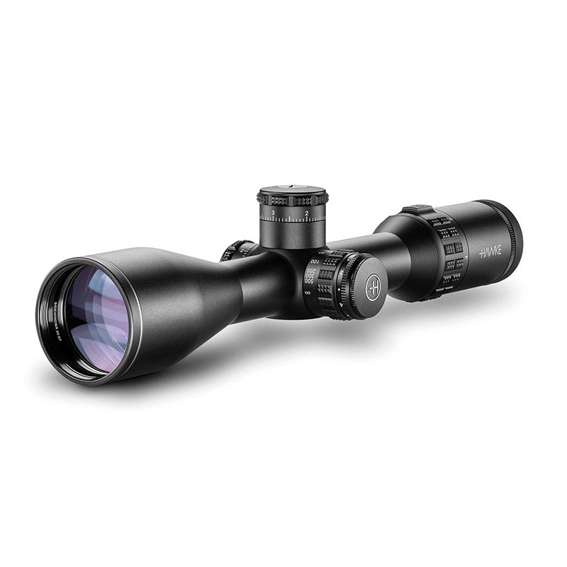 Hawke Sidewinder 30 4-16x50 SFP Riflescope (10x Half Mil or SR Pro Gen II Reticle)