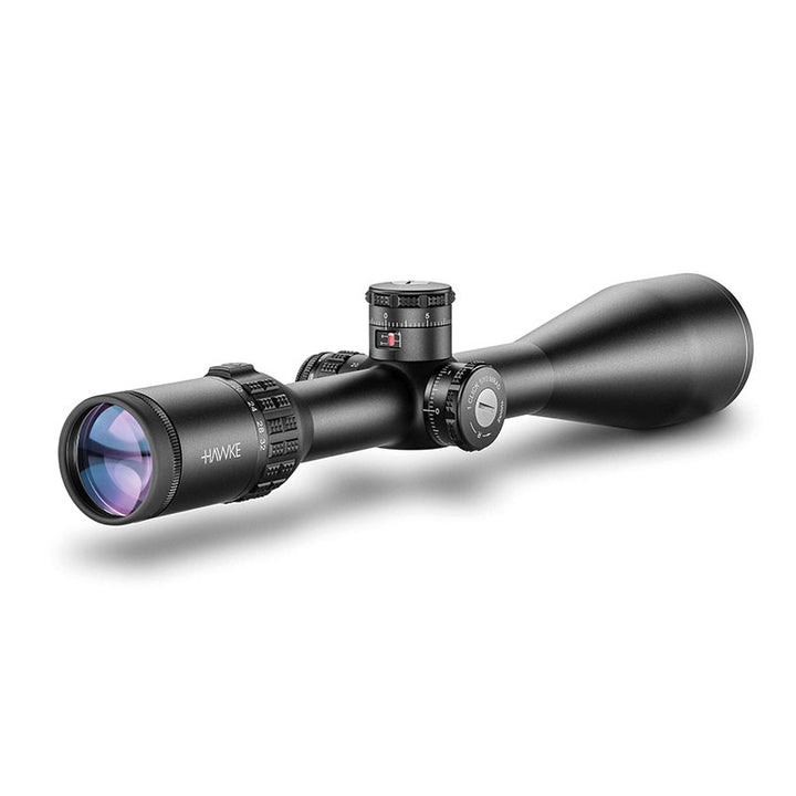 Hawke Sidewinder 30 8-32x56 SFP Riflescope (20x Half Mil or SR Pro Gen II Reticle)