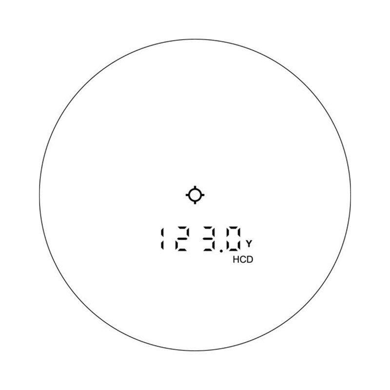 Vortex Triumph HD 850 5x Rangefinder screen