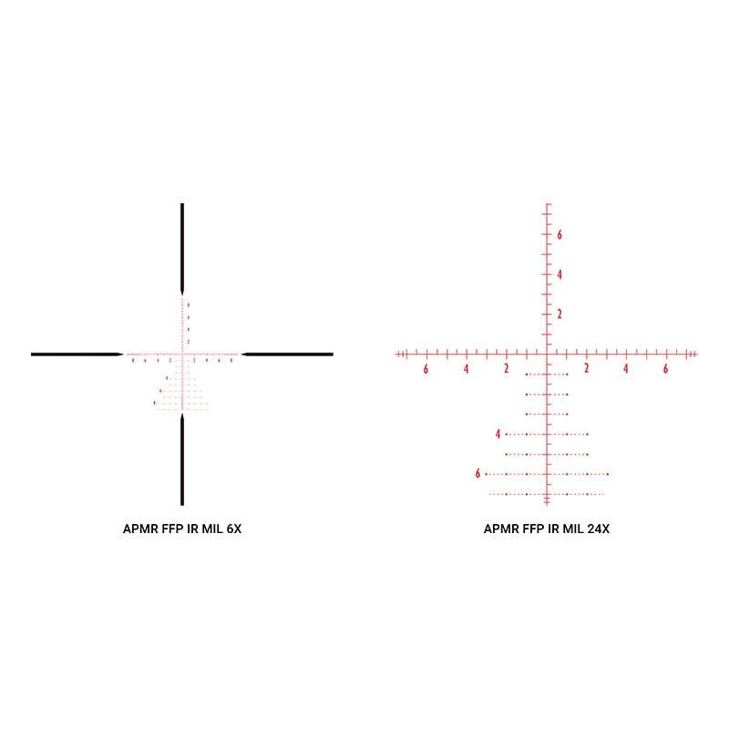 Athlon Argos BTR GEN 2 6-24x50 FFP SF APMR IR-MIL Reticle