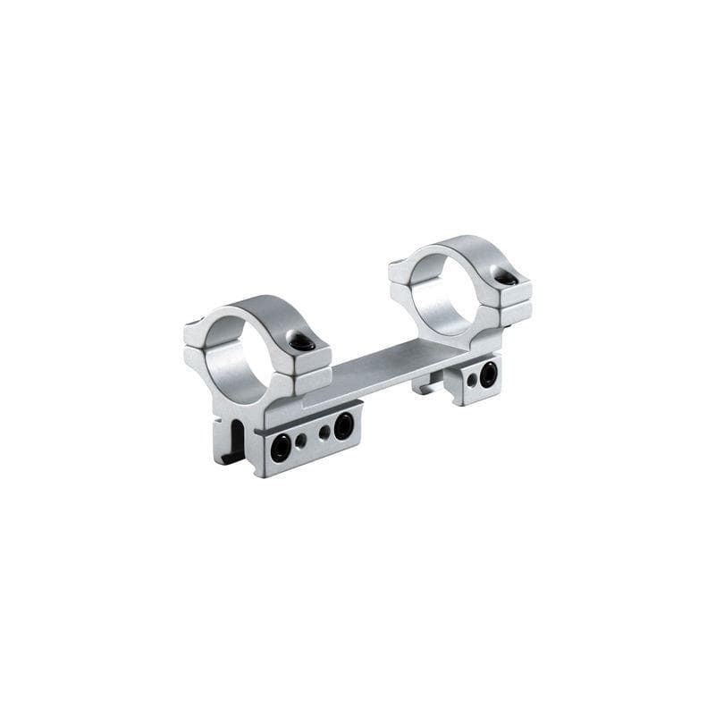 BKL-261 1 inch, 1 Piece 4" Long Rimfire Unitised Dovetail Mount - Silver