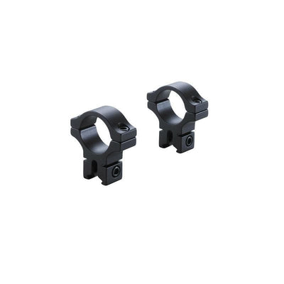 BKL Technologies BKL-257 1inch Dovetail Rings - Medium, Black