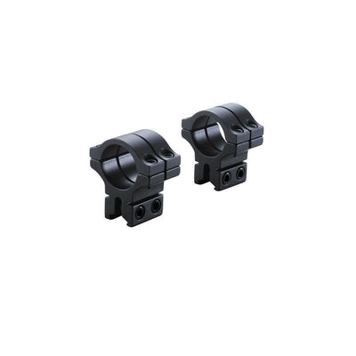 BKL Technologies BKL-263 1inch Double Strap Dovetail Rings - Medium, black