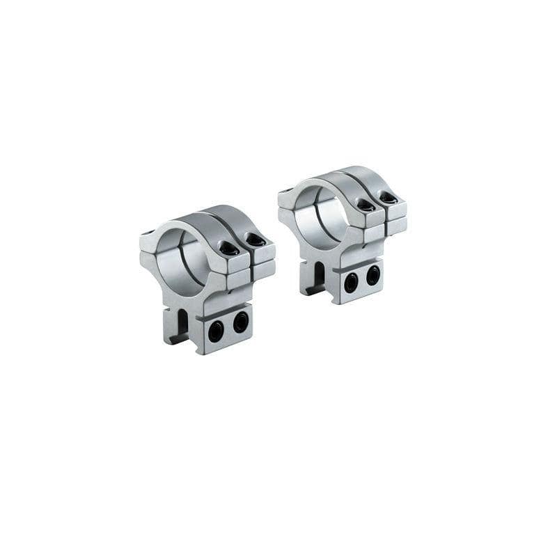 BKL Technologies BKL-263 1inch Double Strap Dovetail Rings - Medium, silver