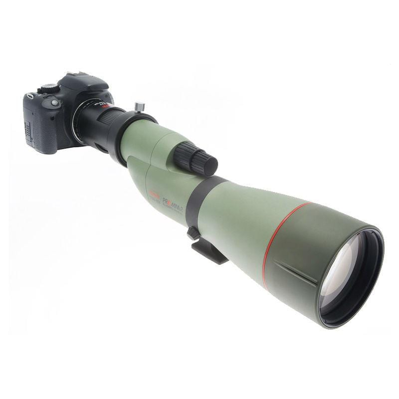 Kowa TSN-PA7 DSLR Digiscoping Adapter in use