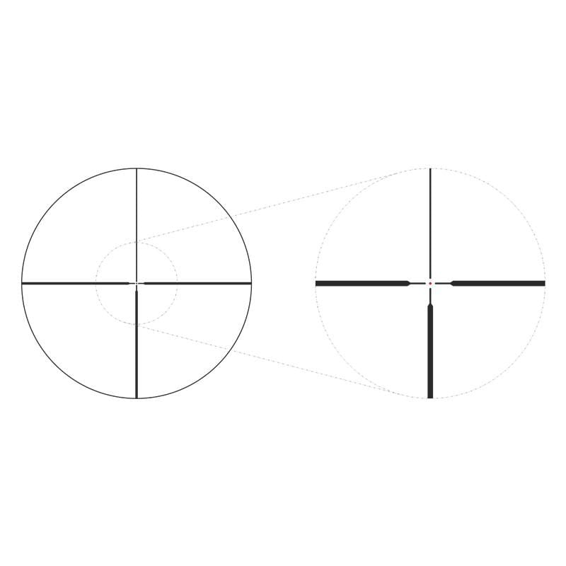 Yukon Jaeger 1-4x24 Riflescope Xo1i reticle