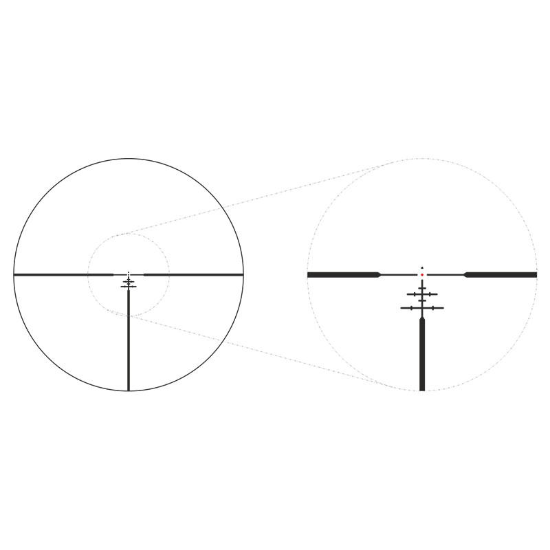 Yukon Jaeger 3-12x56 Riflescope X02i reticle